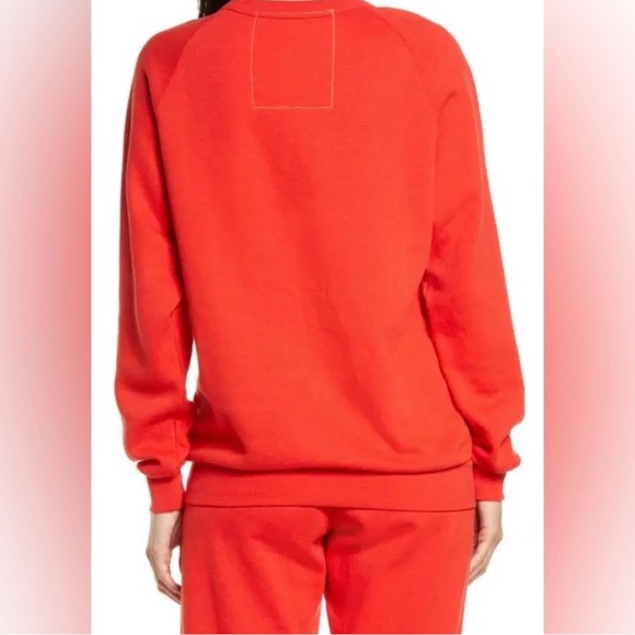 Aviator Nation WOMEN’S HEART EMBROIDERY SWEATSHIRT - Picture 2 of 6